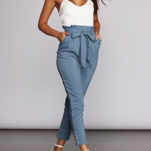 Windsor Pants - Gorgeous light blue and white jumpsuit
